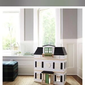 Wooden Dollhouse with furniture brand new